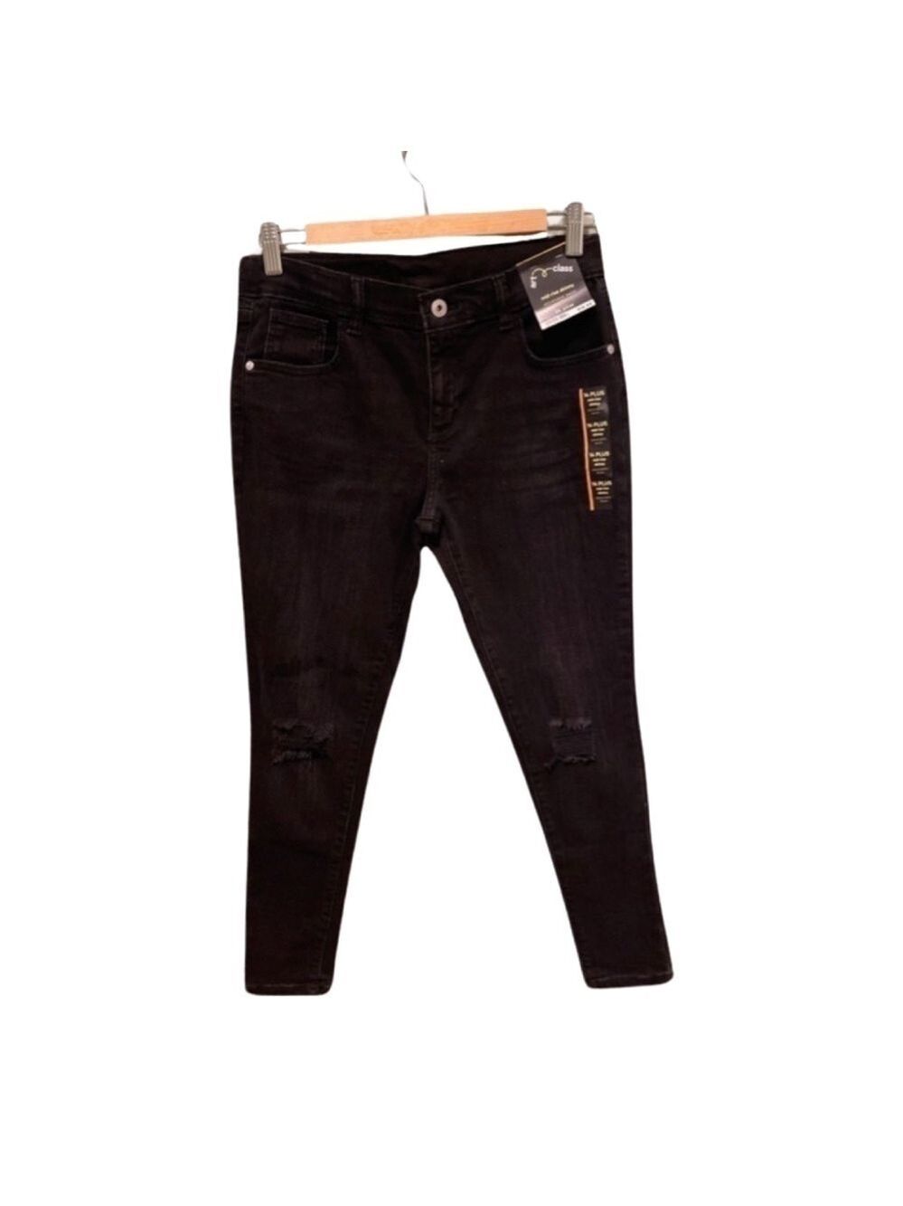 Art Class Girls Distressed Skinny Mid Rise Jeans NWT Size 14 Plus